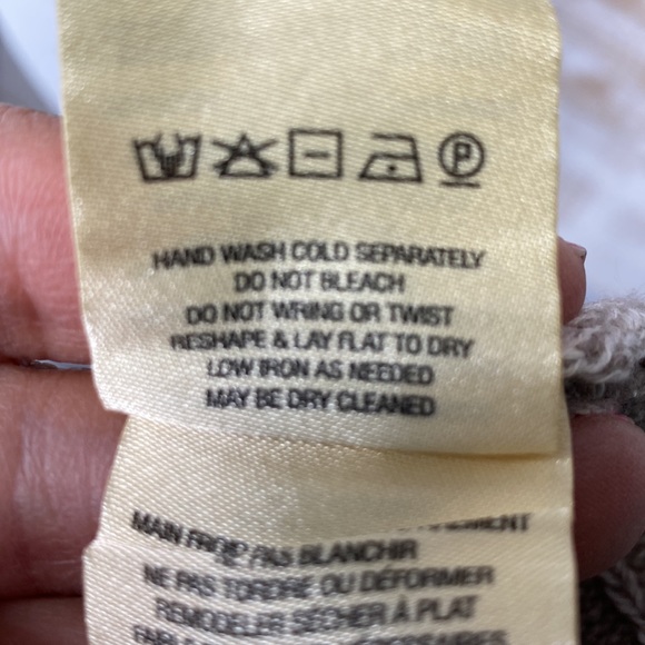 Anthropologie Sleeping On Snow Elene Asymmetrical cream size Medium - Picture 6 of 8